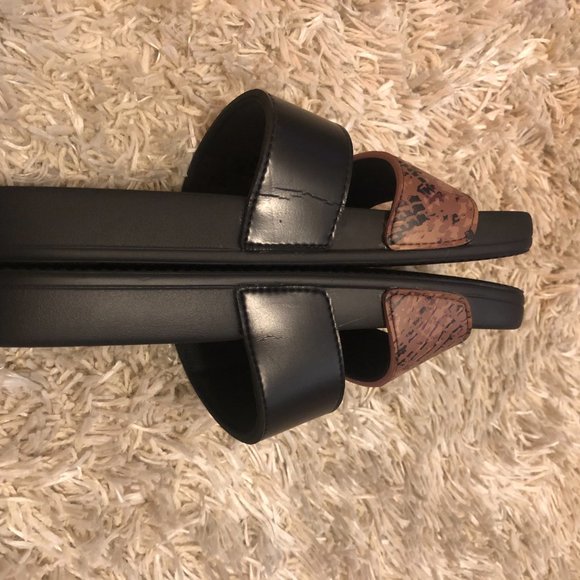 Victoria Secret PINK Pink Purple Print Logo Slides - Picture 5 of 6